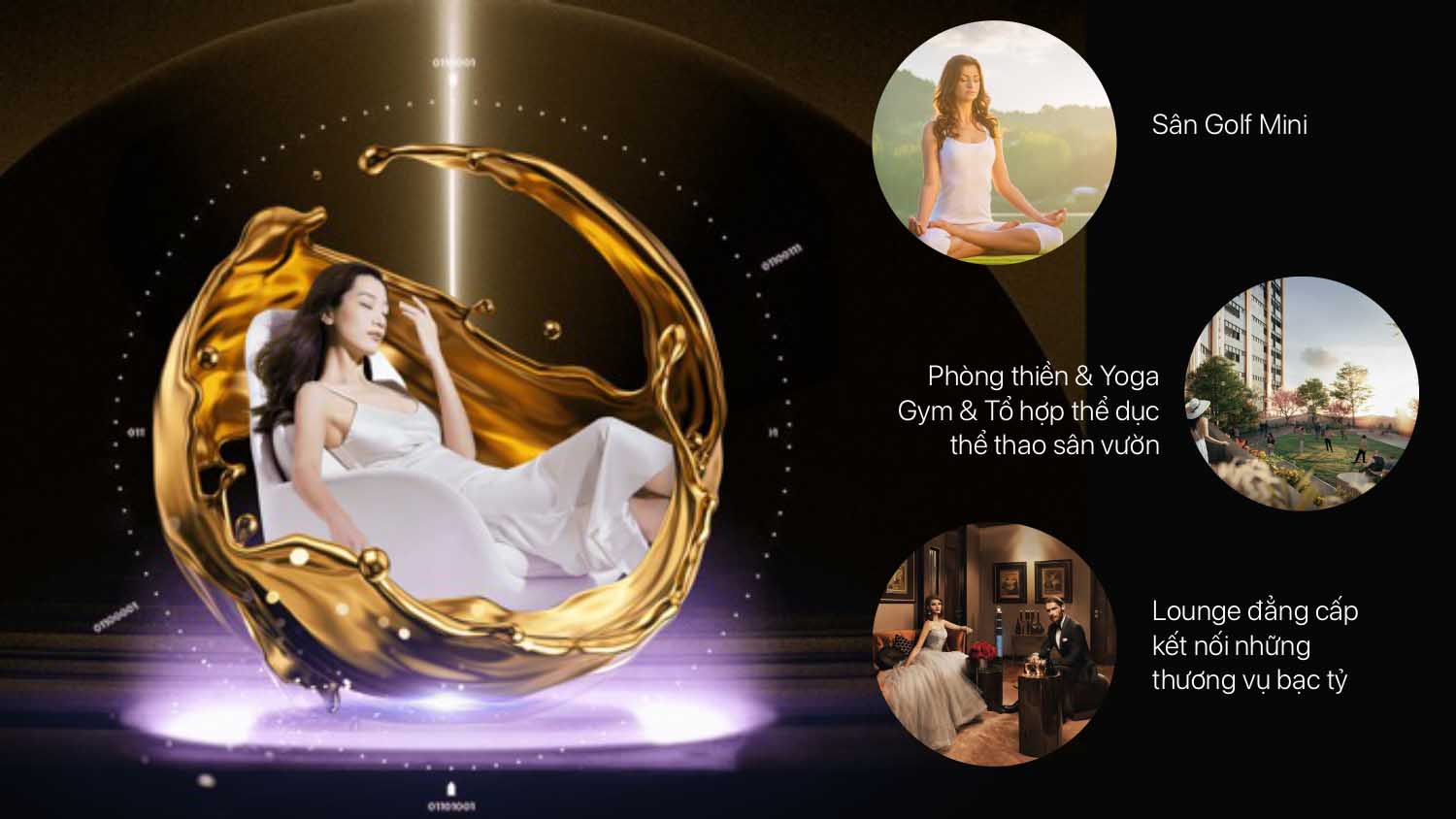 Tiện ích Golden Crown Hải Phòng sân Golf mini