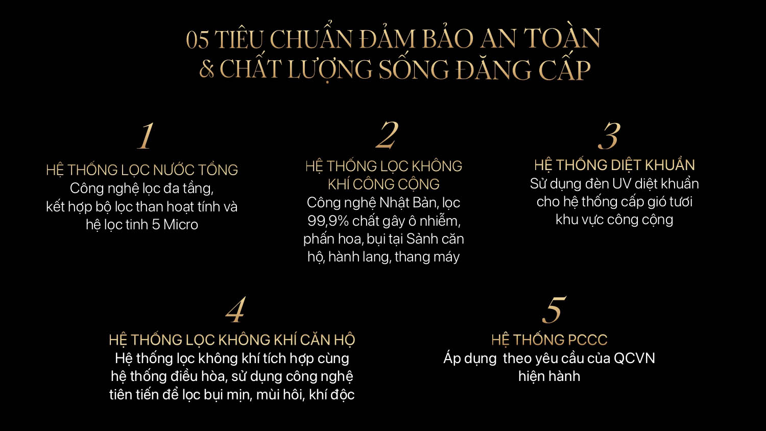 Tiêu chuẩn sống an toàn tại Golden Crown Hải Phòng