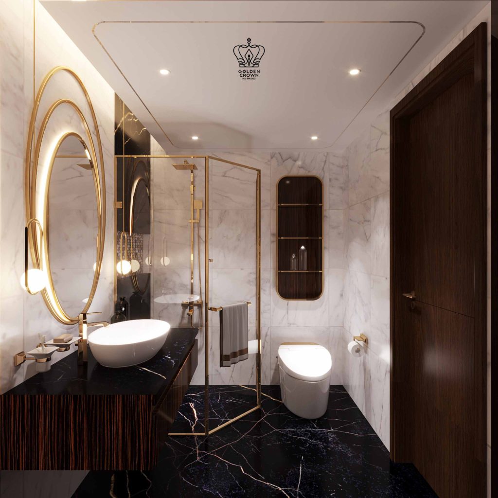 WC chung căn hộ 3 phòng ngủ Golden Crown Hải Phòng
