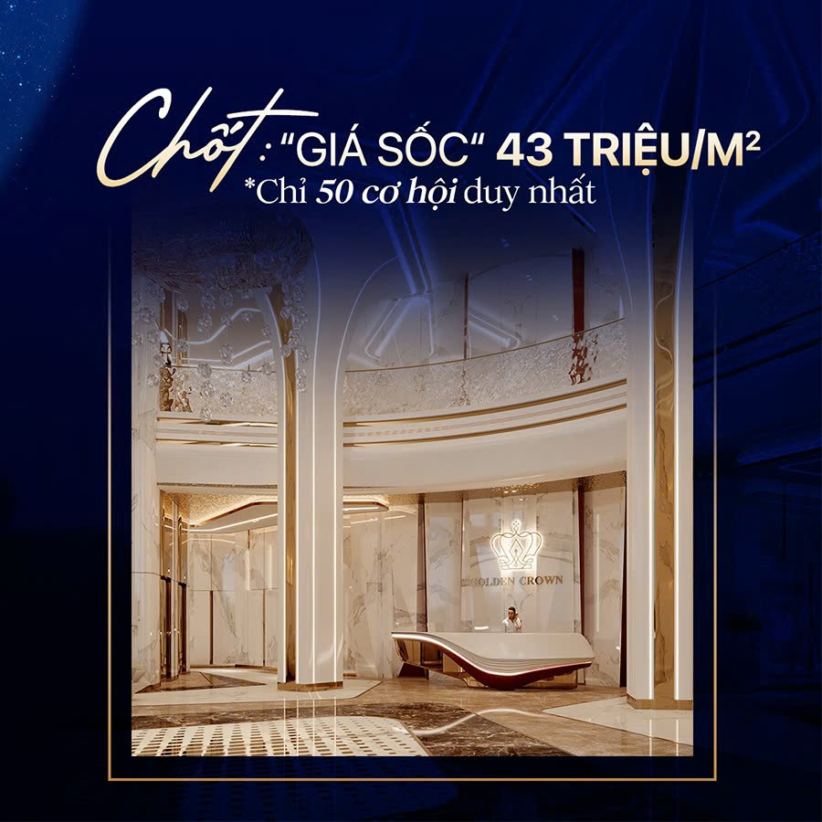 Chính sách bán hàng Golden Crown Hải Phòng cập nhật