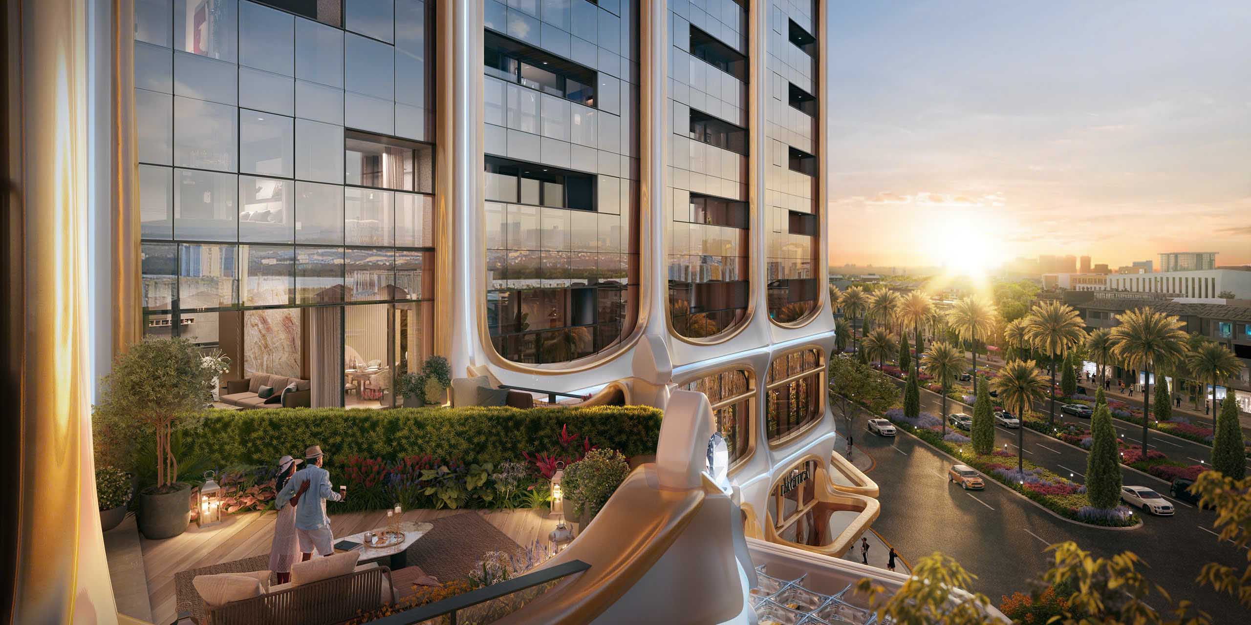 Căn hộ Duplex tầng 4, 5 Golden Crown Hải Phòng