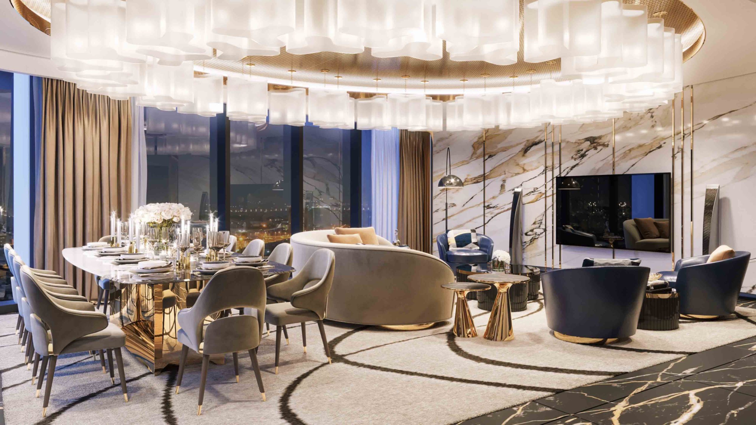 Thiết kế Penthouse Skyvilla Golden Crown Hải Phòng 