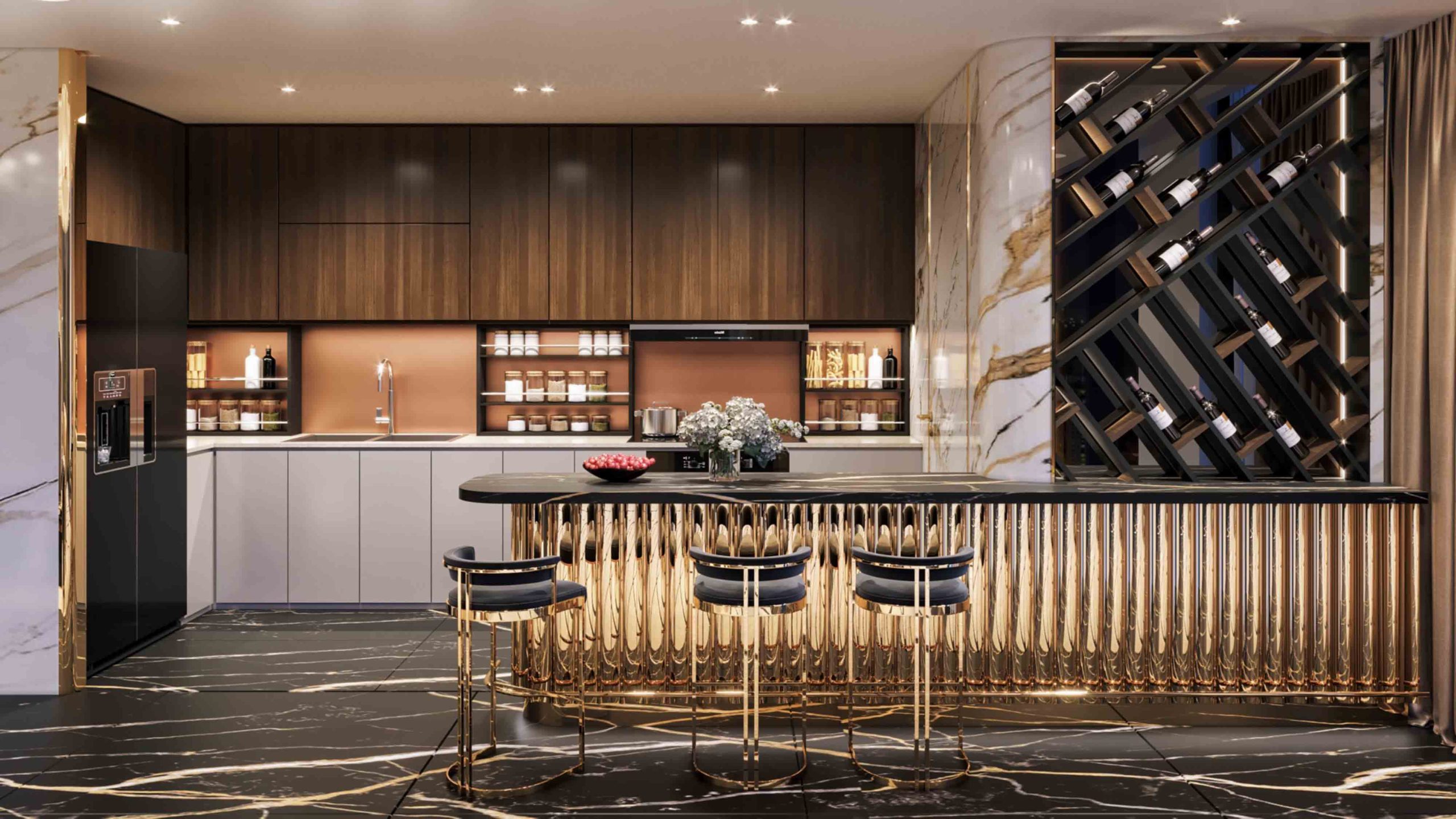 Thiết kế Penthouse Skyvilla Golden Crown Hải Phòng 