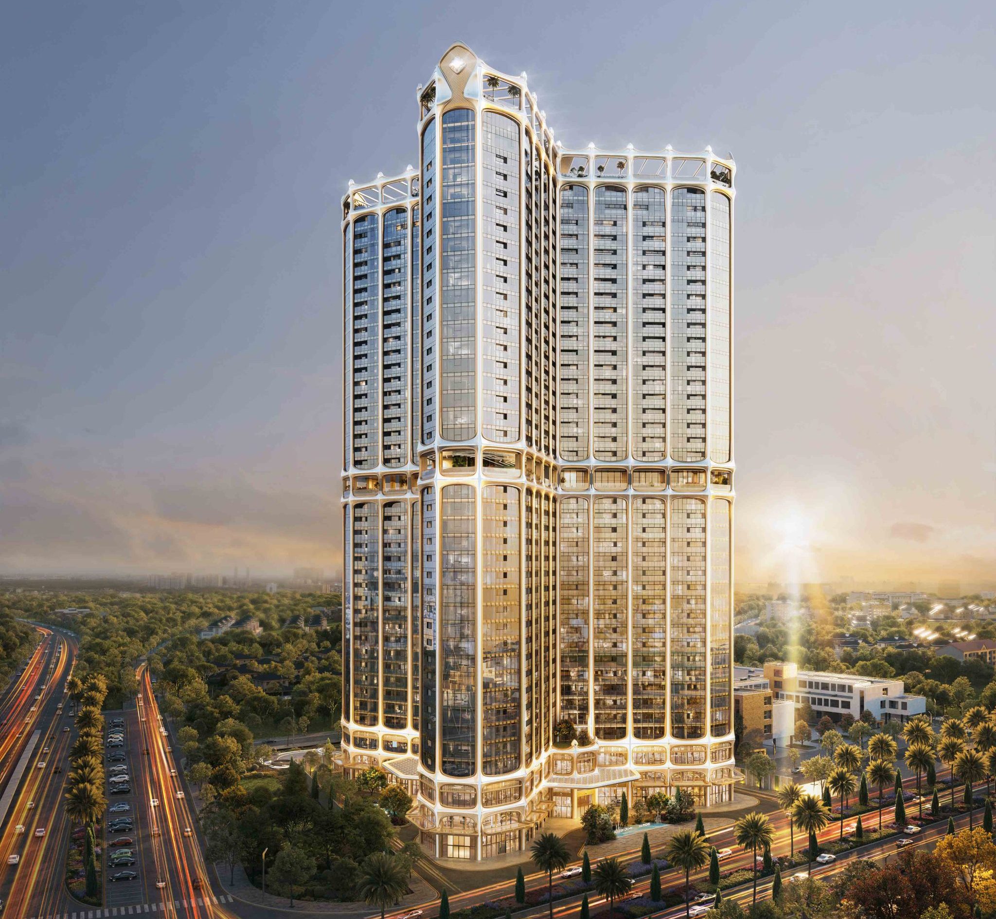 Căn hộ 3 phòng ngủ Golden Crown Hải Phòng